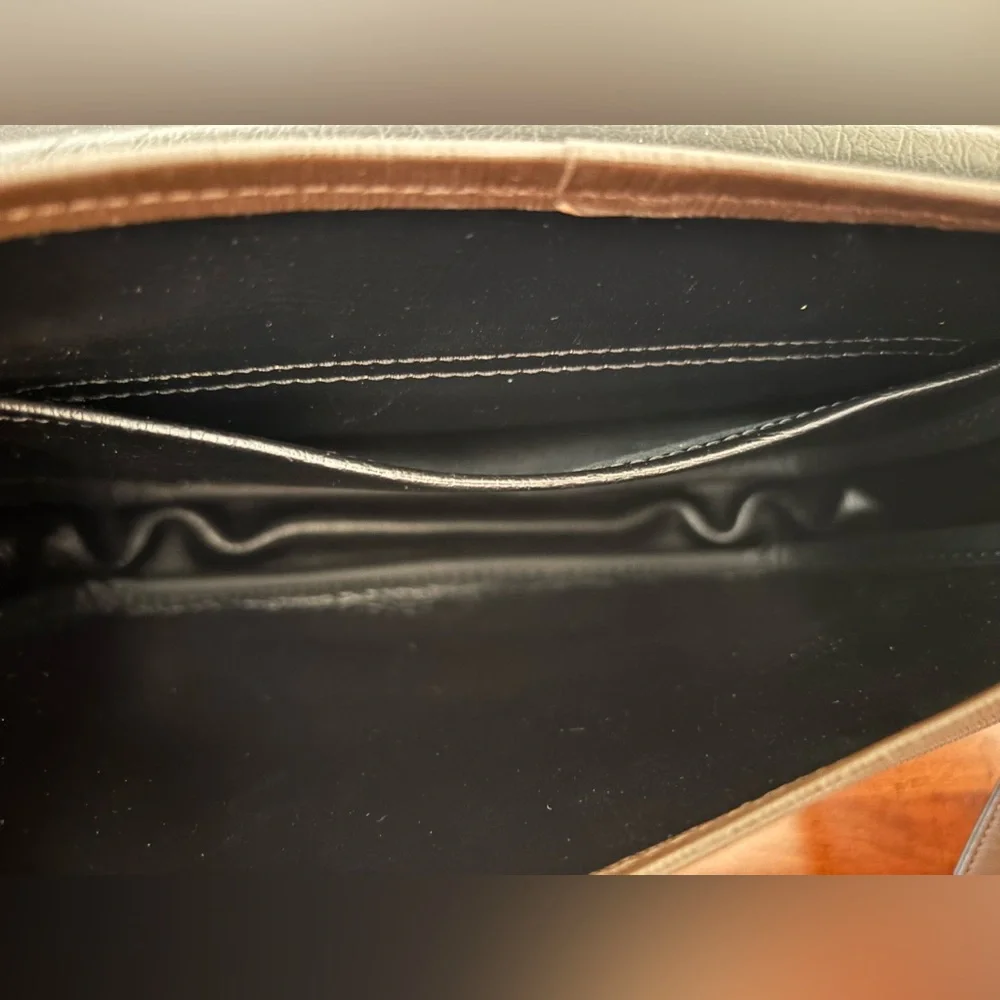 Burberry Nova Check Canvas and Brown Leather Shoulder Bag - Picture 9 of 11